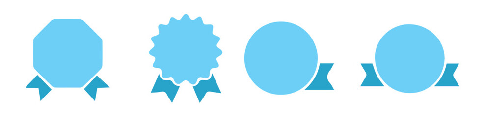 Clean Colored Vector Badge Set for eCommerce, Marketing, and Sales Promotions, Includes Labels for Discounts, Offers, and Online Deals, Editable Formats: AI, EPS, JPG, PNG, 