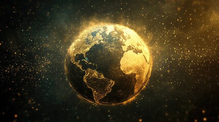 Obraz premium rotation rotating globe