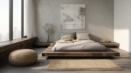 bedroom with bed