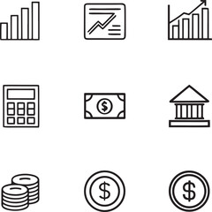 Dynamic abstract geometric shapes and lines in a vibrant color palette silhouette