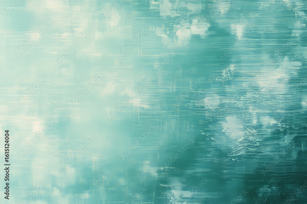 Poster abstract serene pattern with soft bluish sky shade and distressed background for calming visuals
