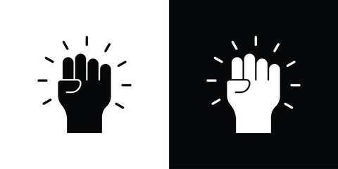 Empowerment icon, vector flat icon. Flat illustration.