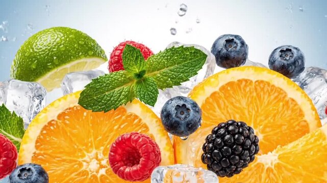 Refreshing Fruit Splash: Hydrating Summer Drink Inspiration