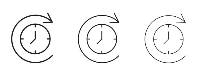 Fototapeta premium Wait time icon. Simple element illustration. Can be used for web and mobile.