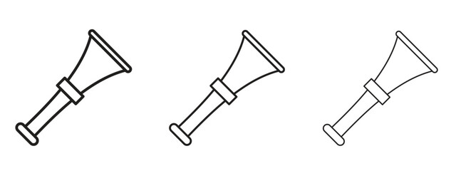 Vuvuzela icon. Simple element illustration. Can be used for web and mobile.