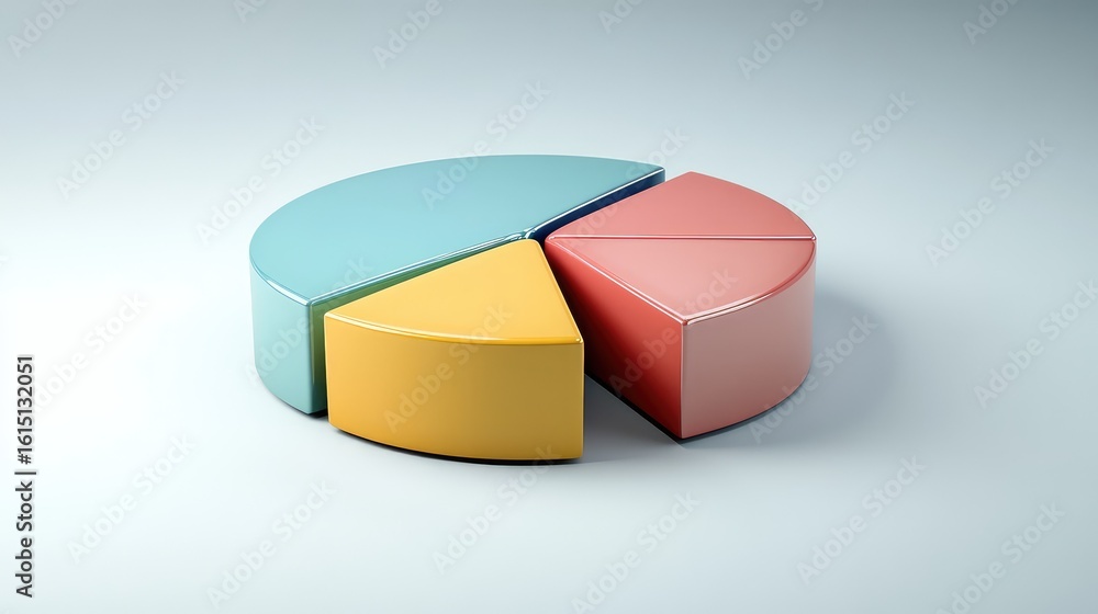 Poster graph rotating pie chart