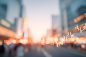 Blurred Background Of Urban Lights For Use As A Website Banner, Poster, Blog, Social Media Post Or E-Commerce Product Listing