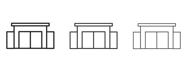 Showroom icon. Simple element illustration. Can be used for web and mobile.