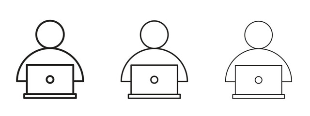 Programmer icon. Simple element illustration. Can be used for web and mobile.