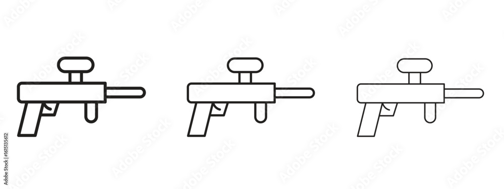Canvas Prints paintball icon. simple element illustration. can be used for web and mobile.