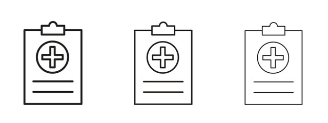 Medical records icon. Simple element illustration. Can be used for web and mobile.