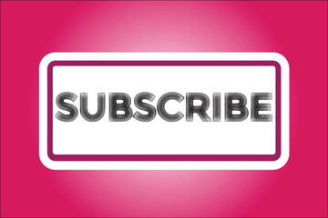 Subscribe Button Text Effect