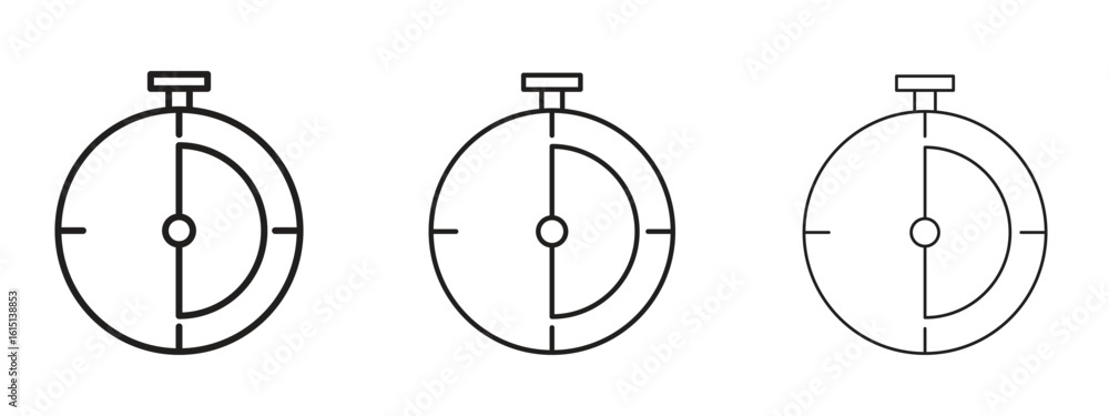 Wall mural half hour icon. simple element illustration. can be used for web and mobile.