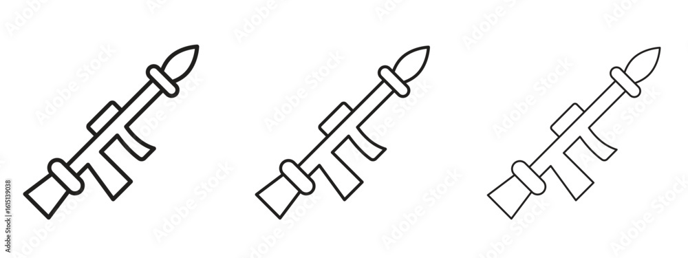 Canvas Prints grenade launcher icon. simple element illustration. can be used for web and mobile.