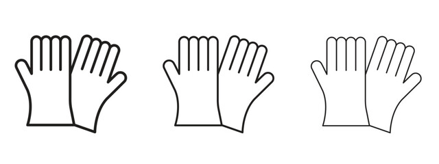 Gloves icon. Simple element illustration. Can be used for web and mobile.