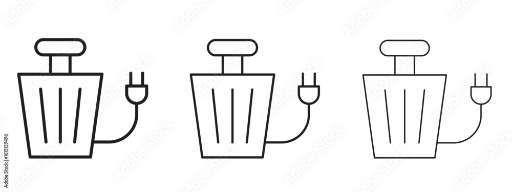 Wall mural garbage disposal icon. simple element illustration. can be used for web and mobile.