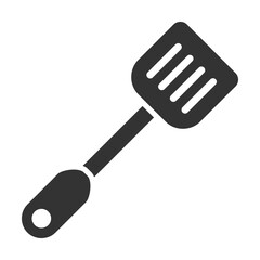 Spatula Icon Glyph Style. Vector Illustration Design