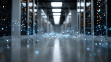 A wide shot of a global map with glowing AI networks connecting continents, collaboration and technological advancement Corporate and Business AI Future Tech and Innovation Digital Lifestyle