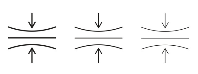 Elasticity icon. Simple element illustration. Can be used for web and mobile.