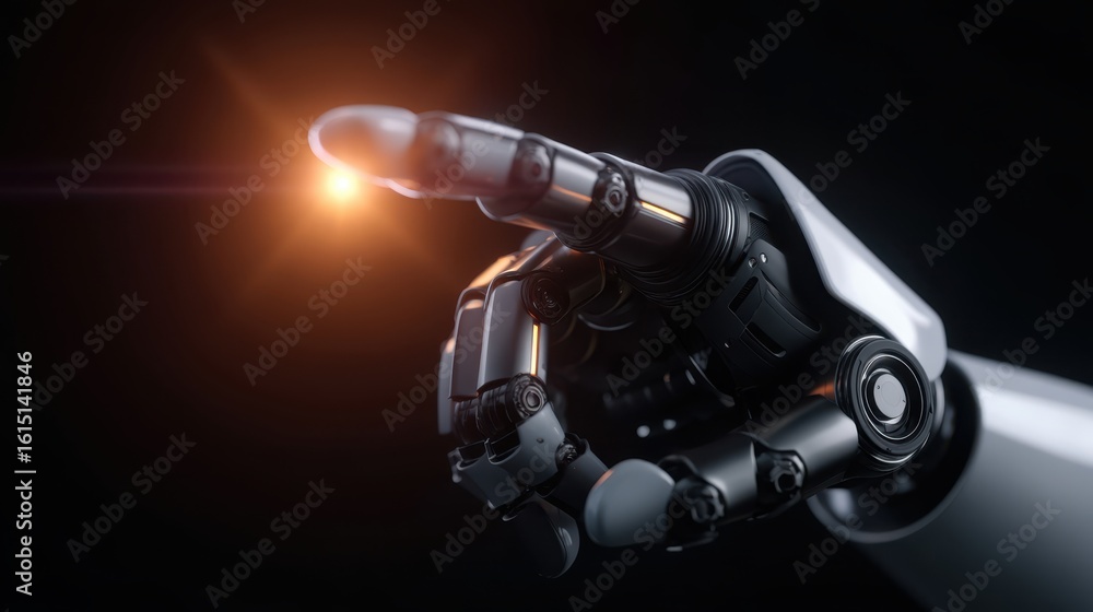 Poster autonomous ai agent showcasing decisive capabilities through independent decision-making as a futuri