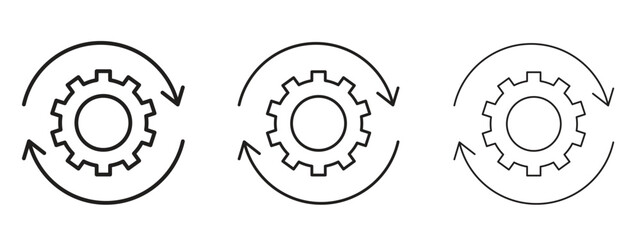Automation icon. Simple element illustration. Can be used for web and mobile.