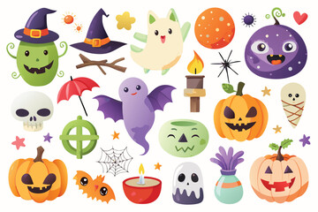 halloween seamless pattern