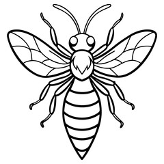 Fototapeta premium A bee flying with its wings spread, a symbol of nature