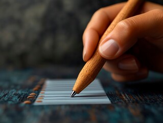 Close-up of a hand checking off tasks on a virtual checklist