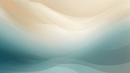 Fototapeta premium Abstract flowing gradient background with soft curves and blended colors