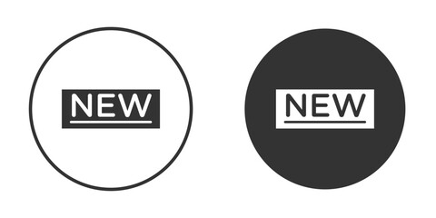 New icon, symbol, Vector pictogram. Simple element illustration.