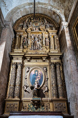 Fototapeta premium Interior of the New Cathedral of Coimbra, Se Nova de Coimbra in Portugal