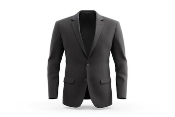 Sharp modern grey business suit jacket ready for professional presentation and formal events