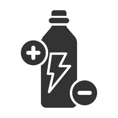 Electrolyte Icon Glyph Style. Vector Illustration Design