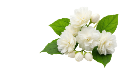 Isolated Arabian Jasmine Flowers