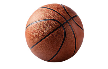 Fototapeta premium Close up of a textured orange basketball