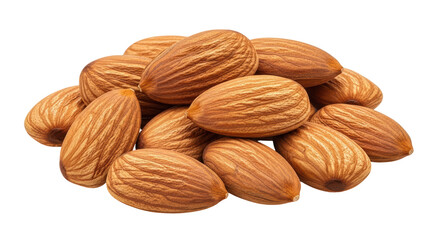 Isolated Almonds