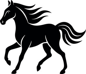 Running Horse Silhouette icon