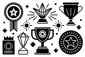 trophy and awards icons
