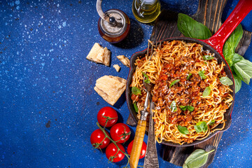 Bolognese spaghetti pasta
