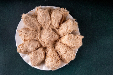 Traditional Asian sweets Pishmaniye