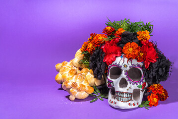 Dia de los muertos background