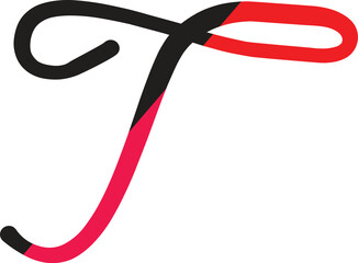 t logo beautiful design vector file eps