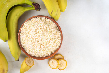 Alternative organic banana flour © ricka_kinamoto