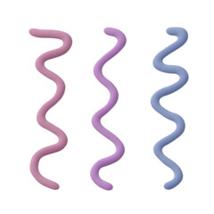 Abstract display of colorful squiggles, providing a vibrant and playful visual experience. The composition highlights various shades and forms