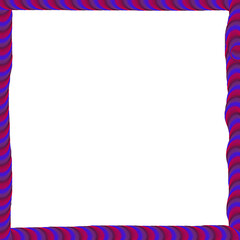 An eye-catching frame with a captivating design, perfect for enhancing any visual content. The frame features a pattern of alternating vibrant colors.