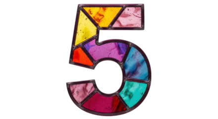 Isolated Stained Glass Number 5