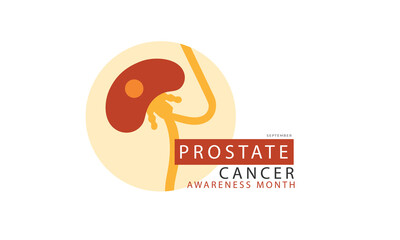 Prostate Cancer Awareness Month. Prostate Cancer Design Background.