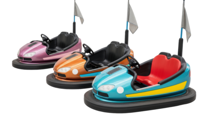 Isolated Bumper Cars