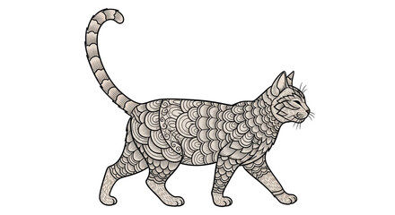 Isolated Decorative Cat