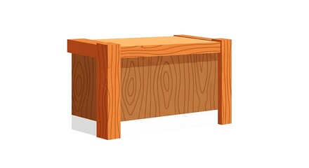 Wooden Table: A clean, simple image of a beautifully crafted wooden table.